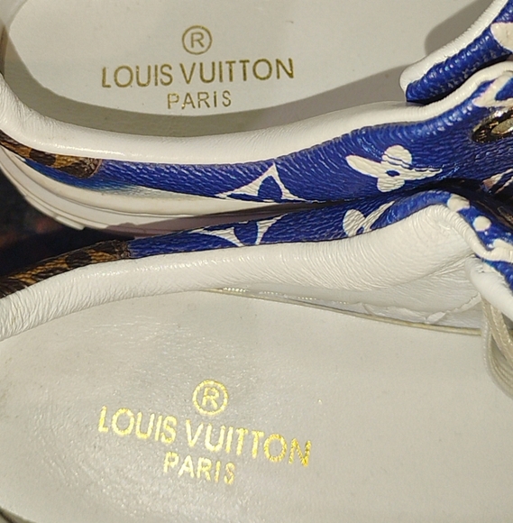 Woman's Louis Vuitton "Time Out" Sneakers - Picture 4 of 5